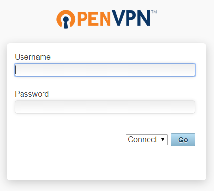 OpenVPN Access Server Web Login