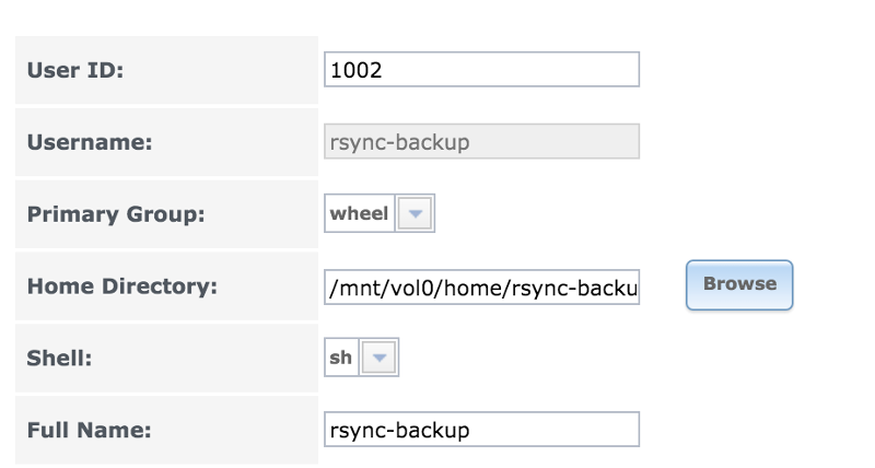 FreeNAS Account